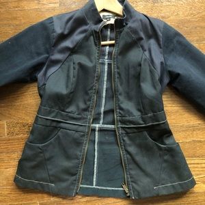 Vintage Preloved tailored cotton jacket, hand made